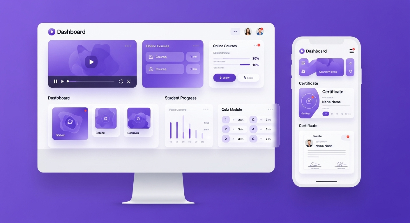 E-learning education platform